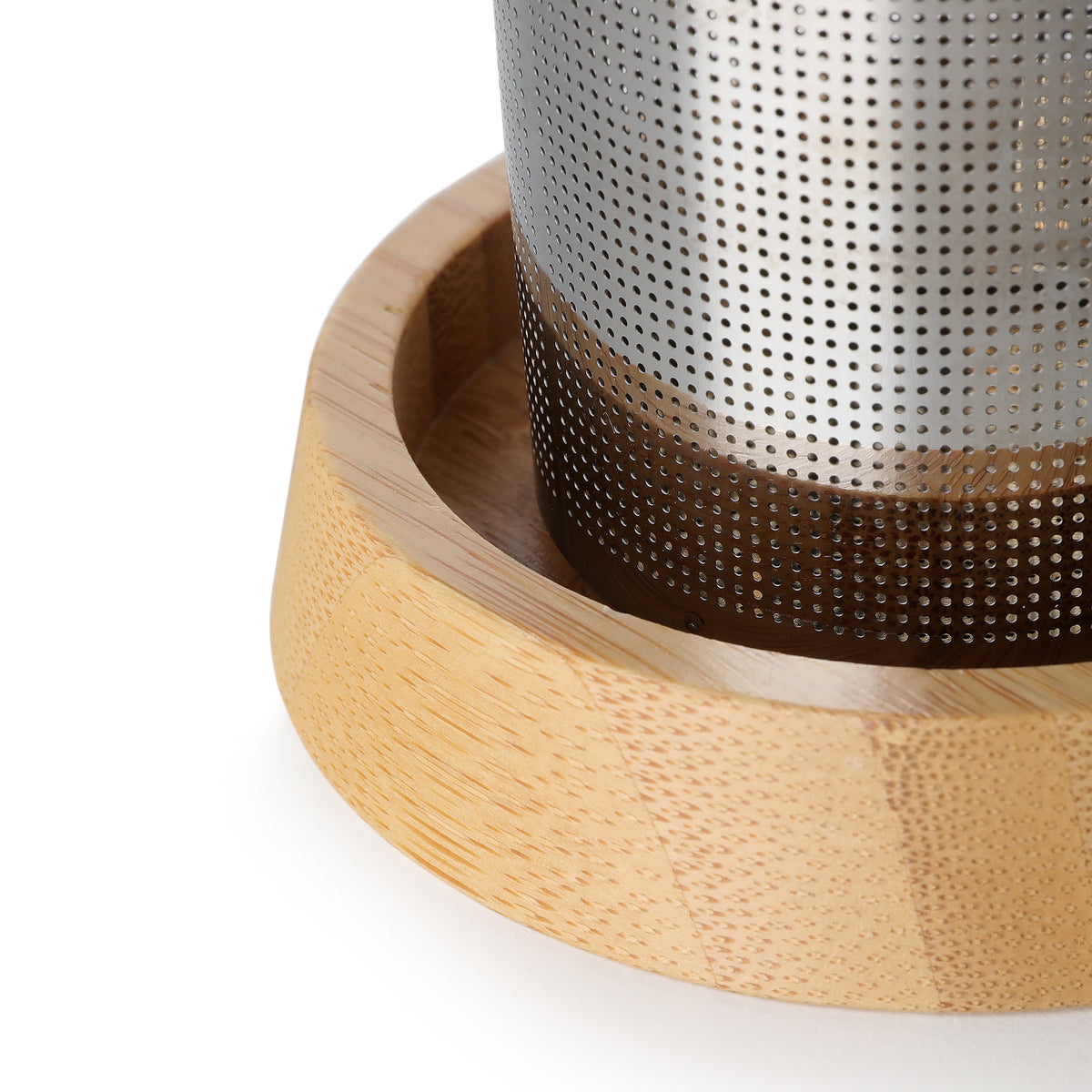 INFUSION Glass Teapot With Bamboo Lid