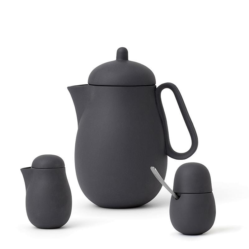 Nina™ Tea Set - VIVA | Color=Charcoal